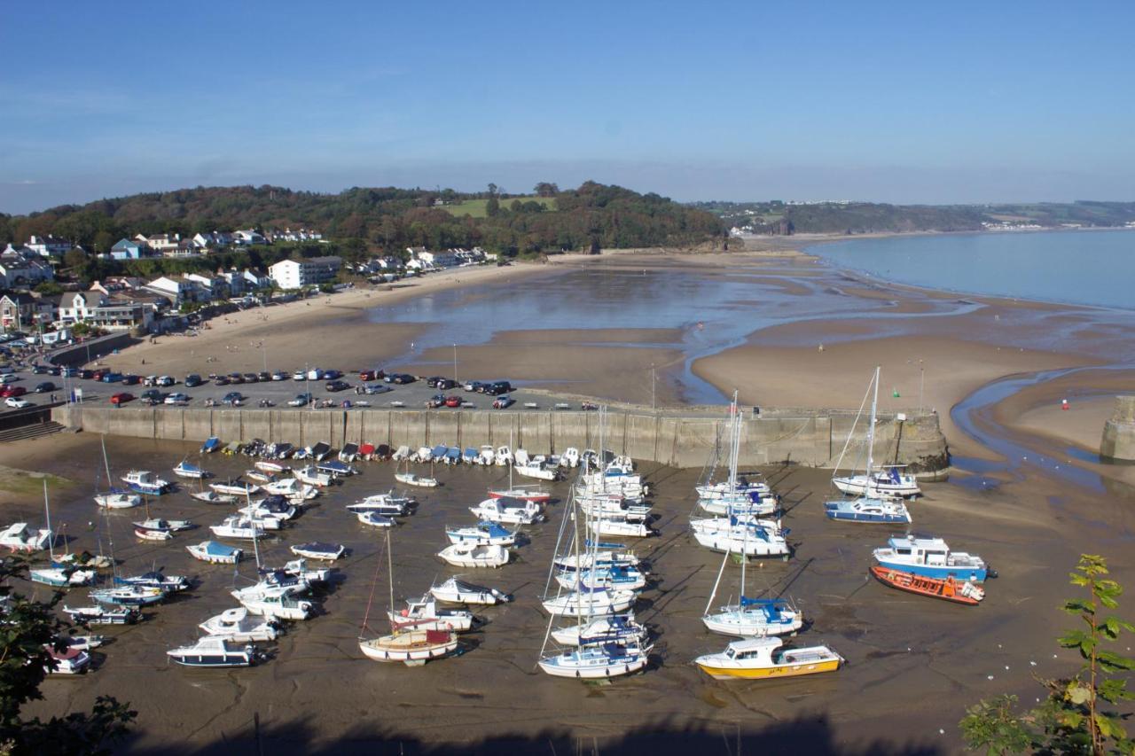 Beach House With Sea Views Over Saundersfoot Bay Bagian luar foto
