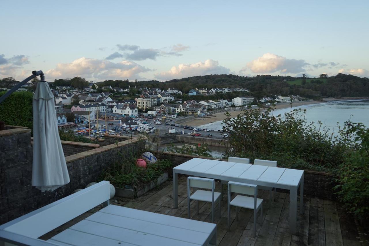 Beach House With Sea Views Over Saundersfoot Bay Bagian luar foto