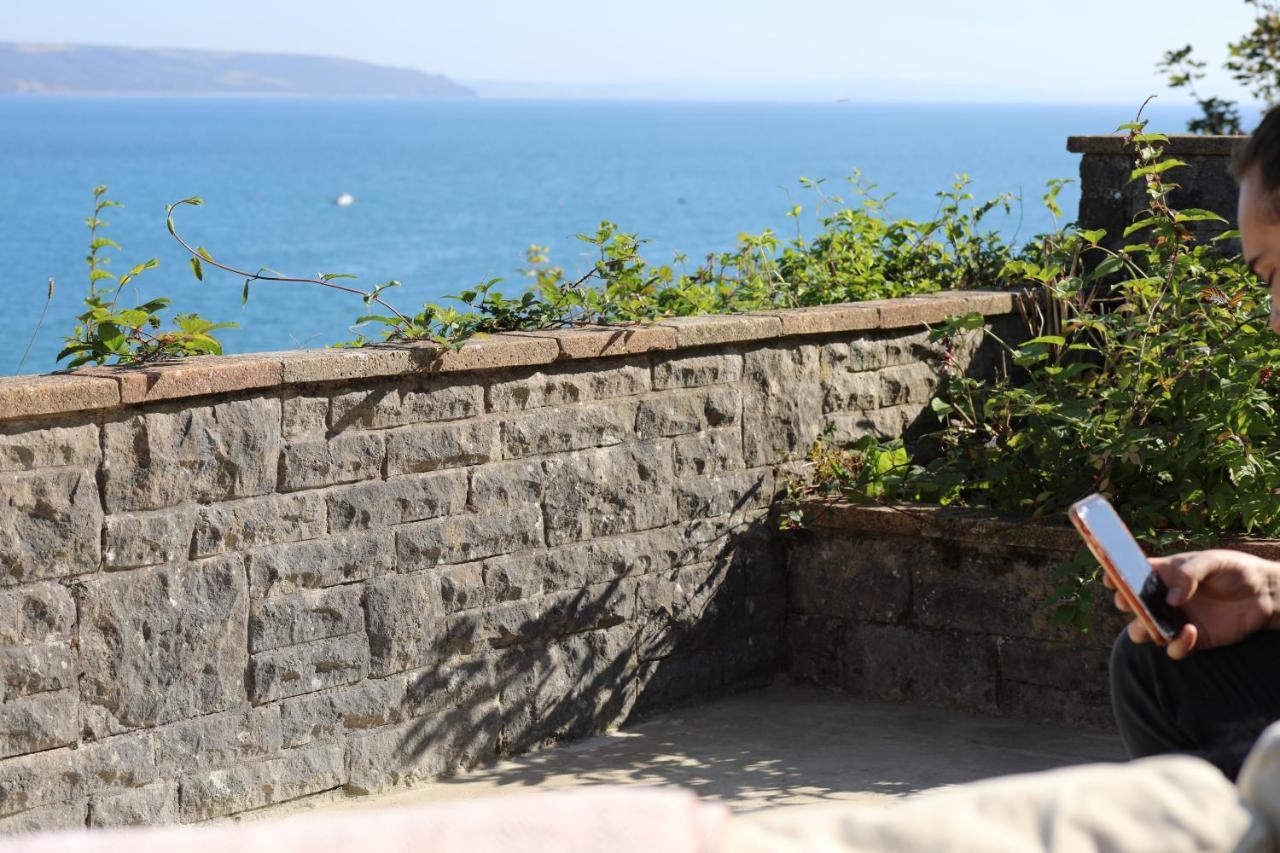 Beach House With Sea Views Over Saundersfoot Bay Bagian luar foto