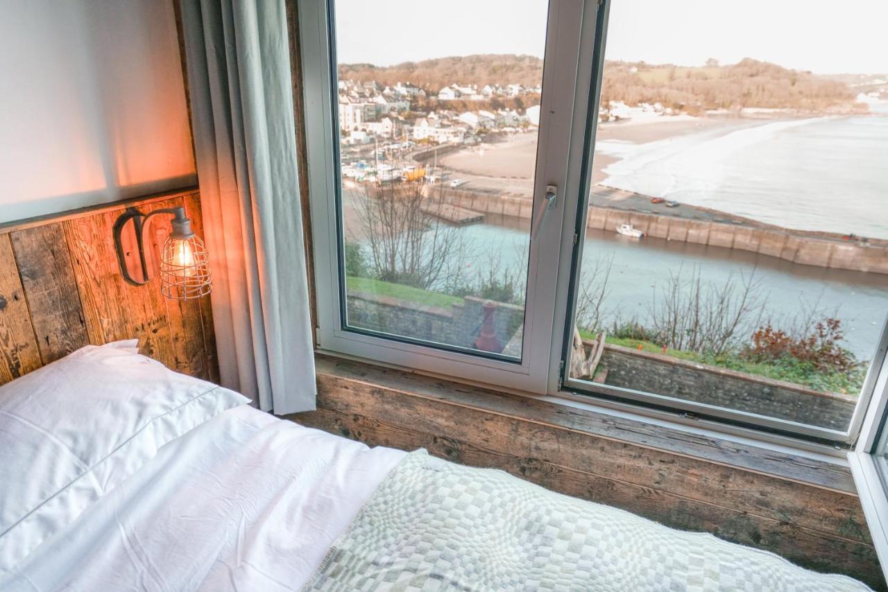 Beach House With Sea Views Over Saundersfoot Bay Bagian luar foto